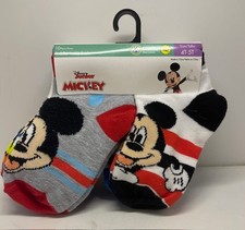 NEW 10 pr DISNEY JR MICKEY TODDLER ANKLE SOCKS 4T- 5T