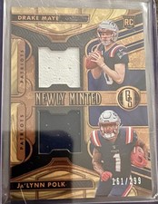 2024 Panini Gold Standard Newly Minted Memorabilia Duals Drake Maye,Ja'Lynn Polk