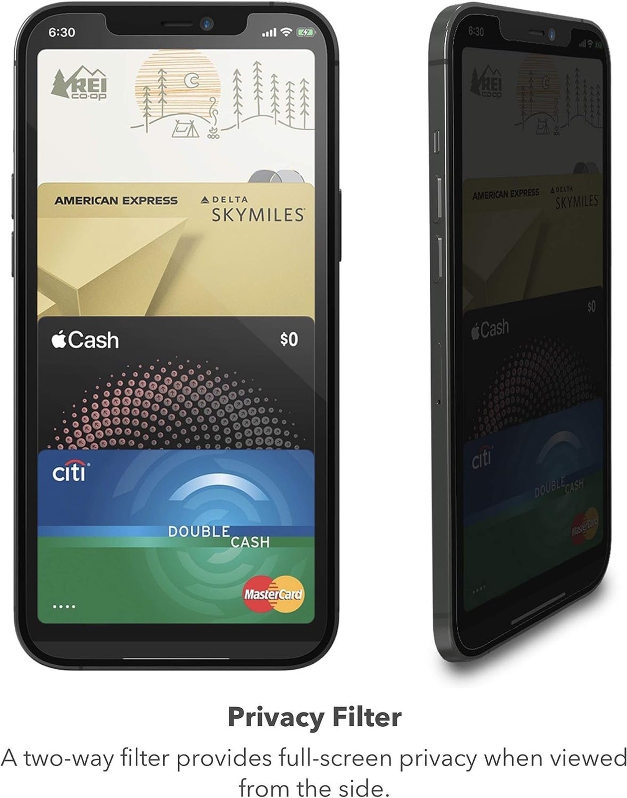 ZAGG InvisibleShield Glass Privacy Screen Protector for iPhone 13 PRO MAX –