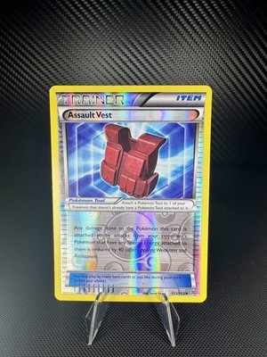 Pokemon TCG Item Card - Assault Vest 133/162 Reverse Holo