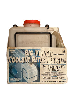 Interdynamics BVR-4 Big Vehicle Coolant Return System Coolant Overflow Reservoir