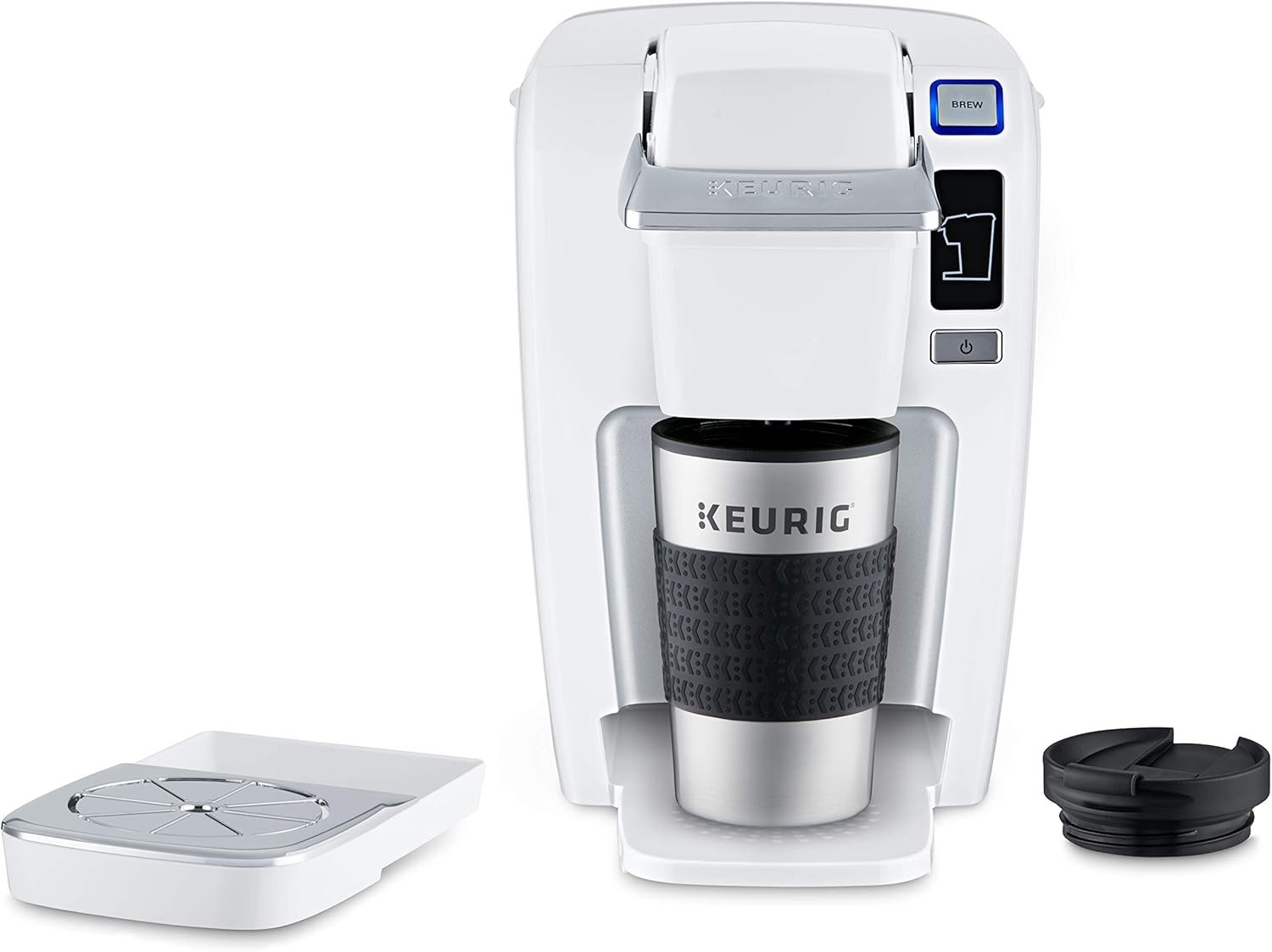 Keurig Stainless Steel Insulated Coffee Travel Mug 12oz K-Cup Pod Coffee Maker