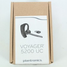 PLANTRONICS VOYAGER 5200 UC BLUETOOTH SINGLE EAR HEADSET. NOISE CANCELLING