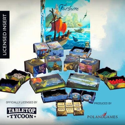 Spiel Everdell Farshore - Sortiereinsatz aus Holz (UV-Print) (e-Raptor) NEU/OVP