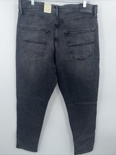 Lucky Brand Jeans 412 Athletic Slim Mens 36 X 32 Black Stretch Dark Casual