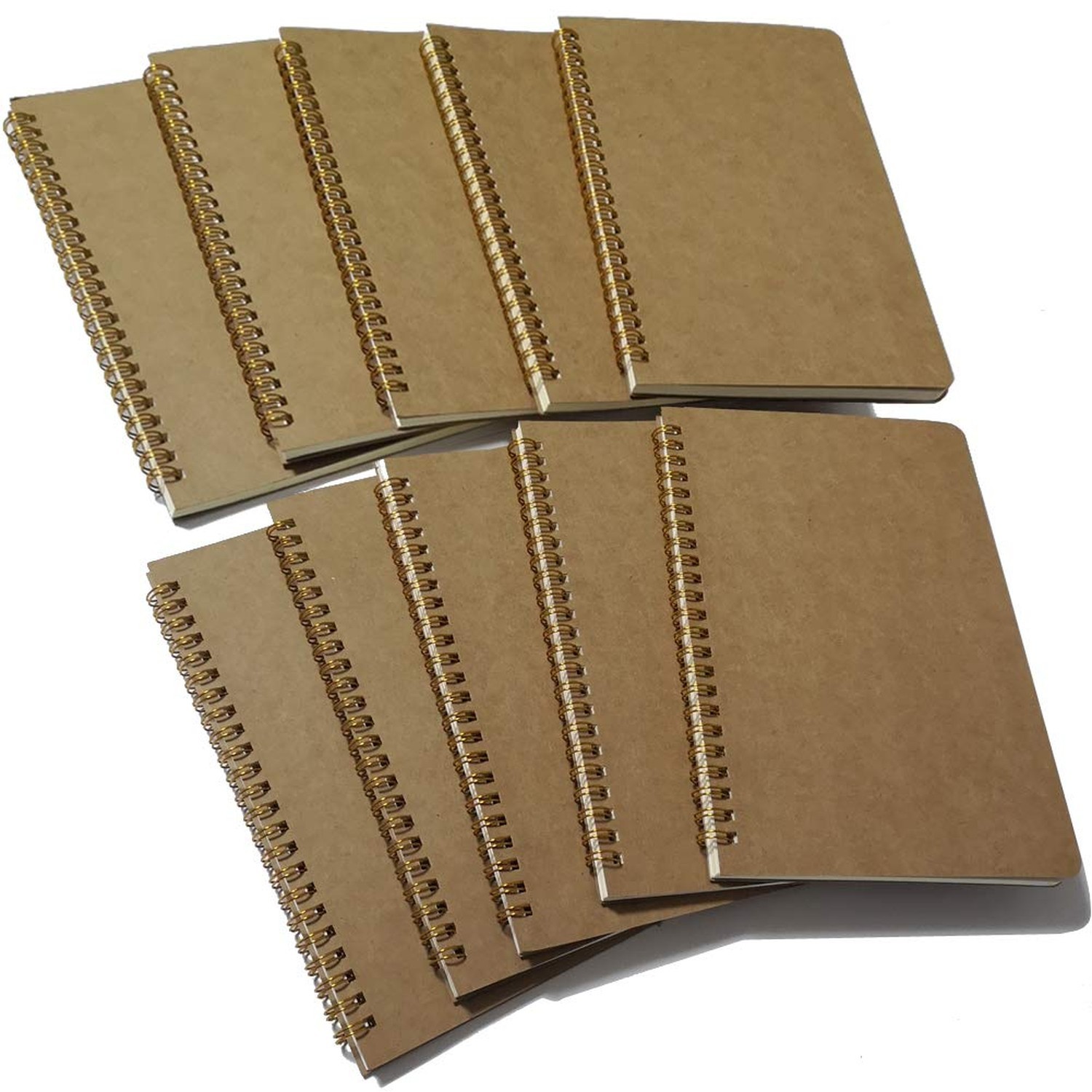 YUREE 100-Page Dot Grid Spiral Notebook Softcover Journal for Notes and Sketches