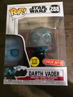 Funko Pop! Star Wars Vinyl Figure #288 Darth Vader GITD Target Exclusive