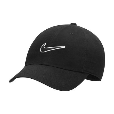 NEU NIKE AIR MAX PRO UNISEX SWOOSH schwarz VERSTELLBAR 1SFA MÜTZE KAPPE CLC99 Wild Run