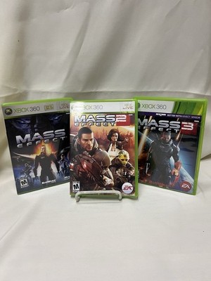Mass Effect 1-3 Game Bundle (Microsoft Xbox 360) Complete, 3 Game Pack - BioWare