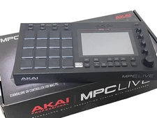 AKAI professional MPC LIVE with Power Supply, USB Cable and Box Tested Working