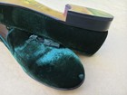 Men's House of Bruar green velvet opera pumps. US 9. UK 8. — photo 6