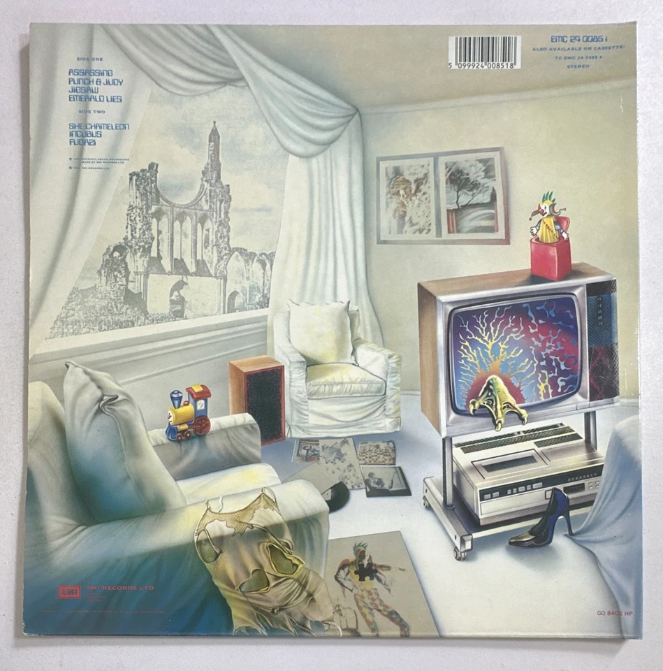 Marillion - Fugazi - LP Vinyl Record  Rock Uk Issue EX / EX Condition - Image 3 of 4