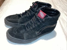 Off The Wall Black High tops  Vans Size 8.5 Unisex