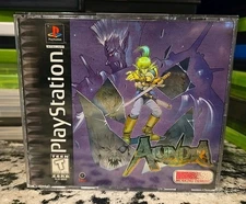 Alundra (PS1, 1998) Game Disc, Case & Manual --No Map -- Tested & Working