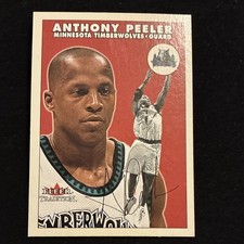 Anthony Peeler 2000-01 Fleer Tradition Glossy #26 Minnesota Timberwolves