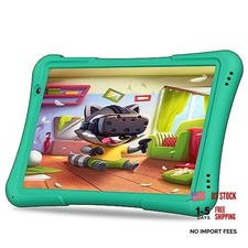 10 inch Kids Tablet Android 14 Tabletas 32GB, Quad-Core, 6000mAh, Large Green