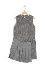 Fendi Kleid Gr. EU 116 Grau  Mädchen Neu