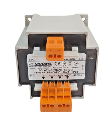 *NEW NO BOX* NORATEL FR78B-400230 ISOLATING TRANSFORMER 3-070-100686
