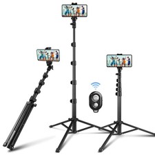 63" Remote Selfie Stick Tripod Phone Desktop Stand Holder For iPhone/Samsung US