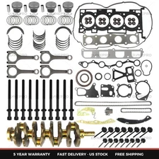 G4KF 2.0T Engine Overhaul Rebuild Kit Crankshaft For 10-12 Hyundai Genesis Coupe