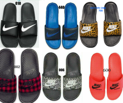 美品 NIKE BENASSI JDI PRINT 28 Nike Benassi JDI Print 'Cobblestone' Black Metallic Green