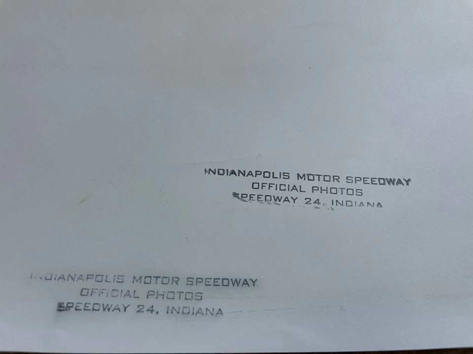 Foto original 8x10 Parnell Jones 1963 ganador de Indy 500, ladrillo, ¡no es una copia! Foto 4 de 4