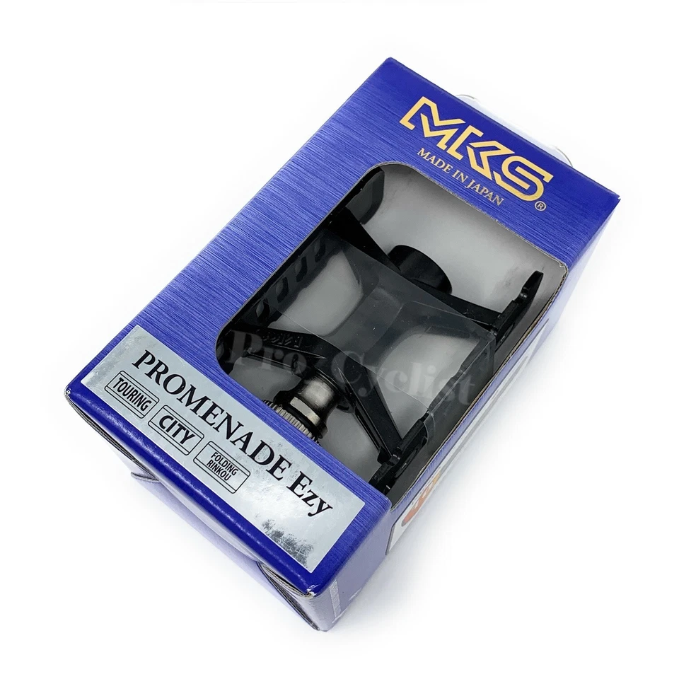 Pedales MKS Promenade Ezy Doble Cara 9/16" Negro Touring Plegable Ciudad Nuevos Foto 3 de 3