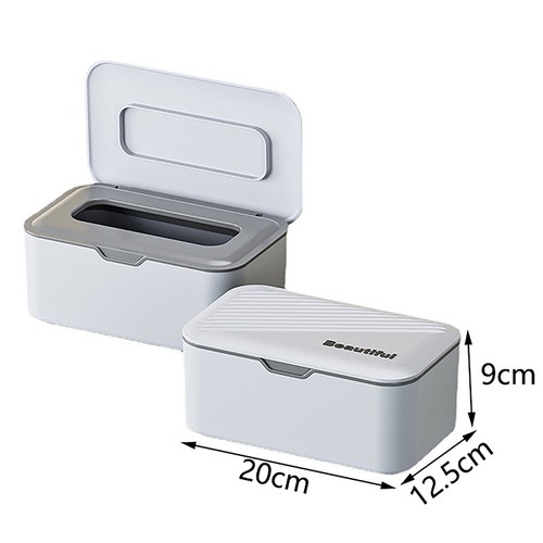 Wet Tissue Box Desktop Seal Baby Wipes Paper Storage Box Household