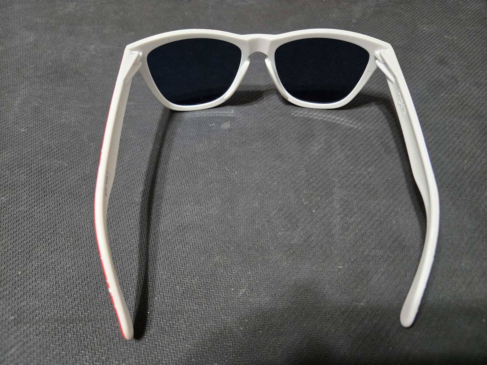 🇬🇧 Rare Oakley Collector’s Frogskins Sunglasses Union Jack Ruby Iridium 24-314 image 5