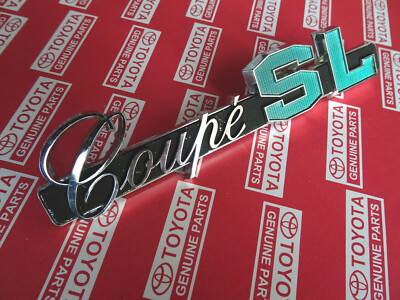 Toyota Corolla Coupe SL trunk emblem badge 1971 1972 KE25 TE25