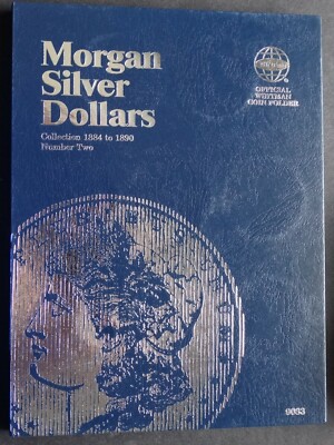 Whitman Morgan Silver Dollars Coin Folder Number 2 1884-1890 Album Book 9083
