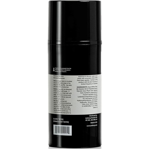 Anthony Ingrown Hair Treatment, 3 Fl Oz, Soothes, Calms and Removes Dead Skin. - Picture 6 of 6