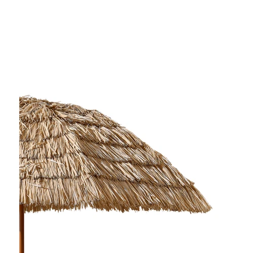 8ft Thatch Patio Tiki Umbrella,Manual Tilt Adjustment Straw Umbrella for Outdoor - Picture 5 of 12