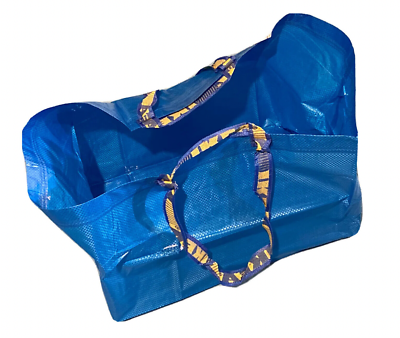 Big Blue Ikea Bag IKEAFRAKTA Carrier Bag, Blue, Large Size