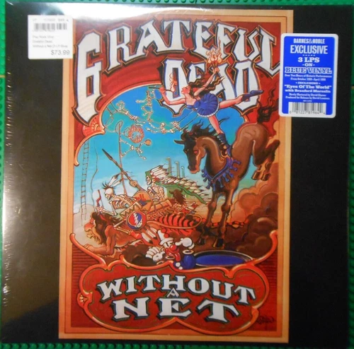 Grateful Dead - Without a Net 1990 (2023, Reissue, 3x Blue Vinyl Record) SEALED!
