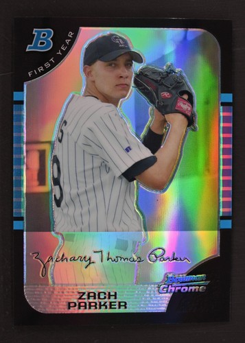 2005 Zach Parker [Refractor] #294