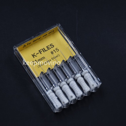 1 Pack Dental K-File Stainless Steel Endodontic Instruments Hand Use 21/25/31mm - 第 42/81 張圖片