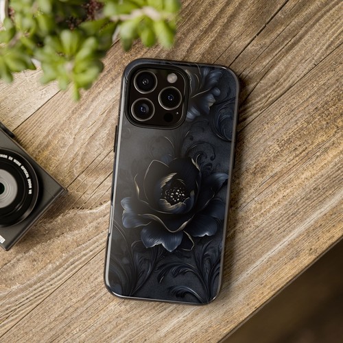 Black Velvet Rose Magic Vines Flower - Phone Case for iPhone, Galaxy, Pixel - 第 17/281 張圖片
