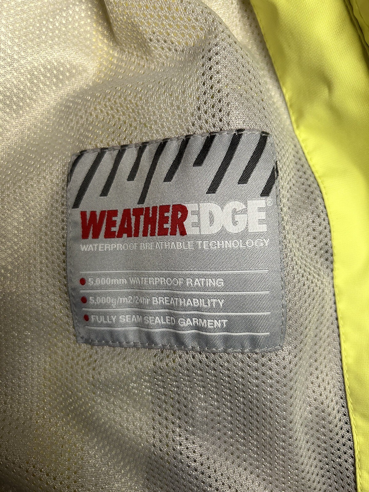Eddie Bauer Jacket Women's  T-Medium Yellow Long Sleeve Weatheredge Hooded Zip image 4