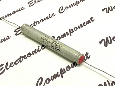 1pcs - Sprague Tantalex 20uF 150V CL34BQ200MP3 Axial Capacitor NOS
