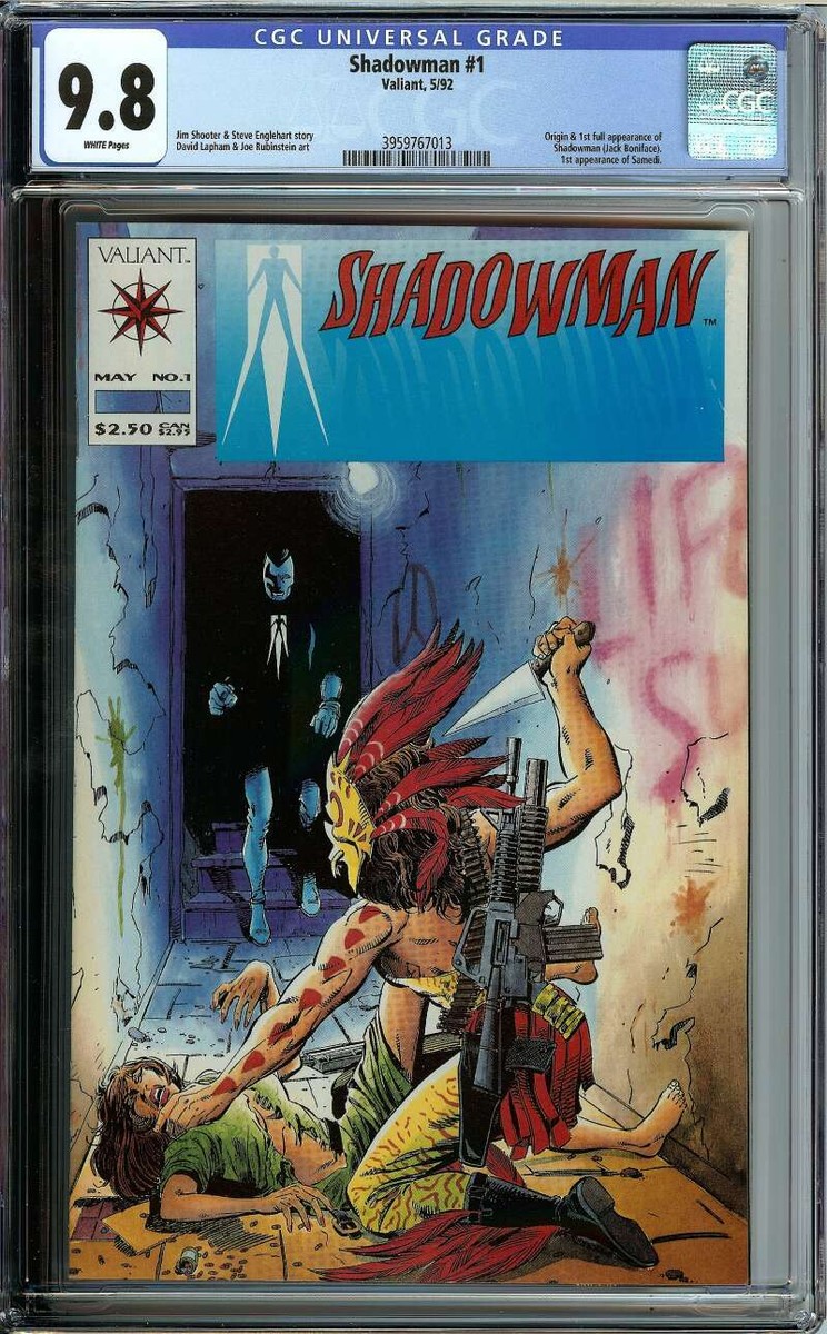 SHADOWMAN #1 CGC 9.8 WHITE PAGES // 1ST APPEARANCE OF