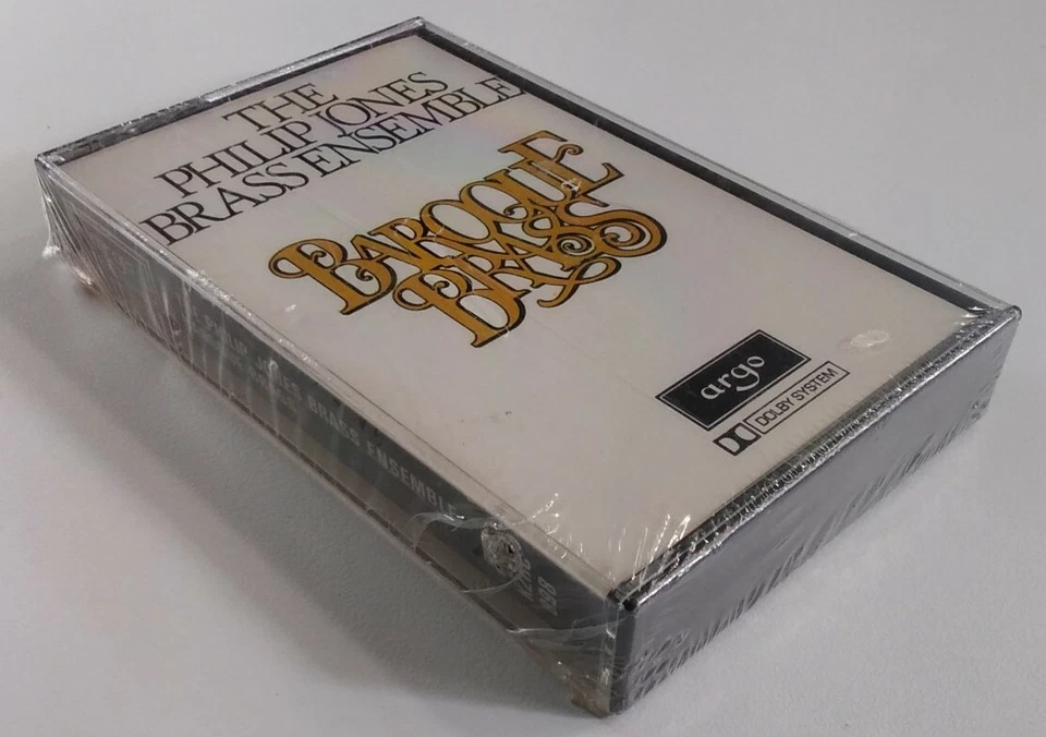 Baroque Brass Cassette Tape NOS Sealed Rare Philip Jones Ensemble Argo UK  - Image 2 of 4