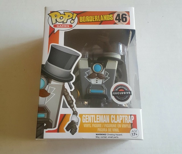 Funko Pop Games: Gentleman Claptrap - Borderlands - Gamestop Exclusive | eBay