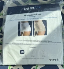 TYTEX StomaSafe PLUS Carefix Pk of 2 White S  33.5”-43.5” 321650 Ostomy Support