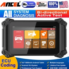ANCEL V6 Car All Systems OBD2 Scanner Bidirectional Diagnostic Tool Automotive