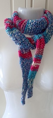 Kleiner Sommer Schal nach Sophie Scarf Art  Gestrickter Schal