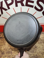 "Fully Restored" GRISWOLD #8 Cast Iron Skillet Iron Mountain 10" Seasoned Flat