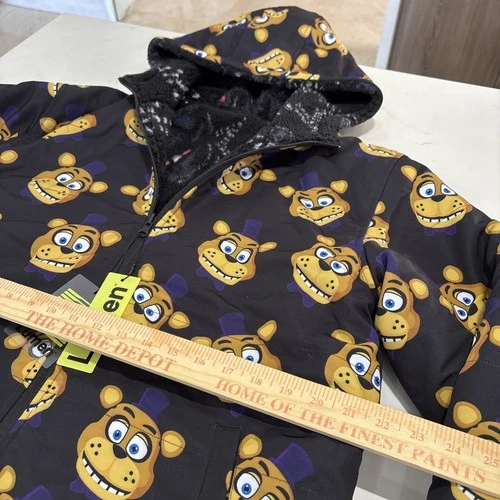 FNAF Rare Reversible Jacket Lumen Theorywear Five Nights at Freddy's Size L NWT image 9