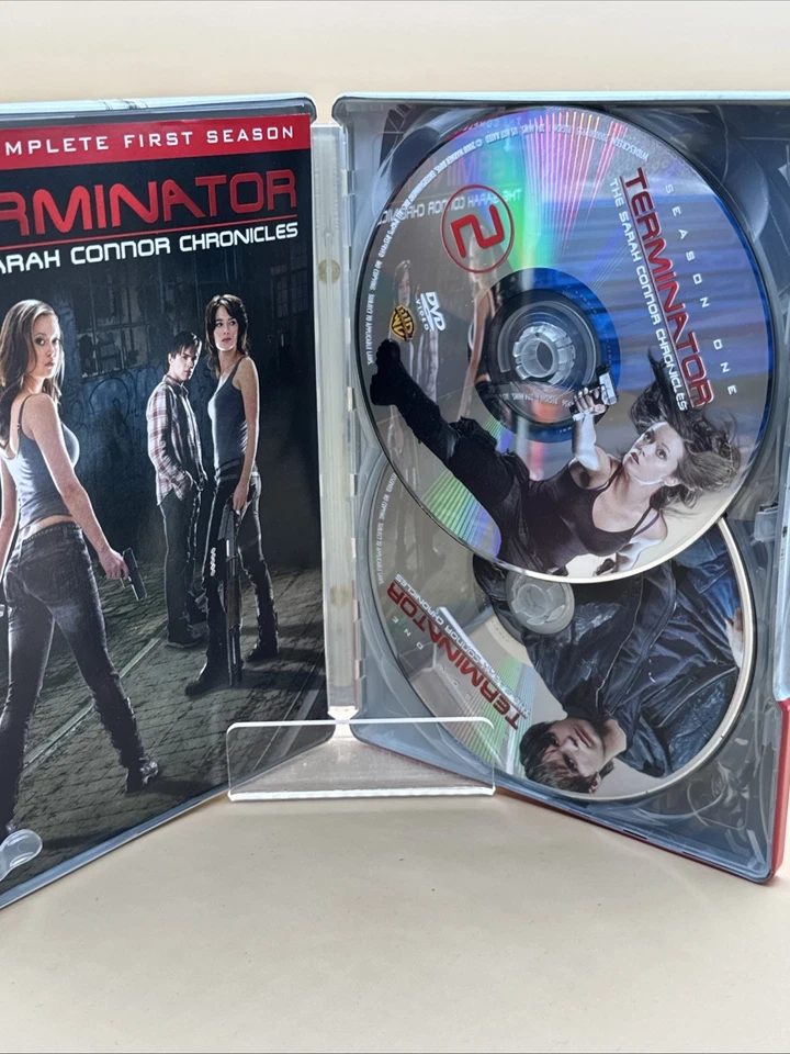 Terminator The Sarah Connor Chronicles DVD STEELBOOK 3-disc Season 1 2008 - Image 3 of 3