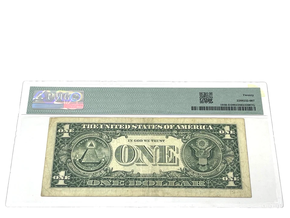 2003A $1 One Dollar, FEDERAL RESERVE NOTE Cleveland,' PMG 20 Very Fine', (#26) - Image 2 of 2